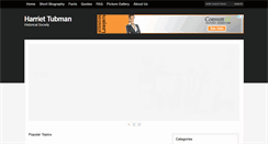 Desktop Screenshot of harriet-tubman.org
