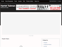 Tablet Screenshot of harriet-tubman.org